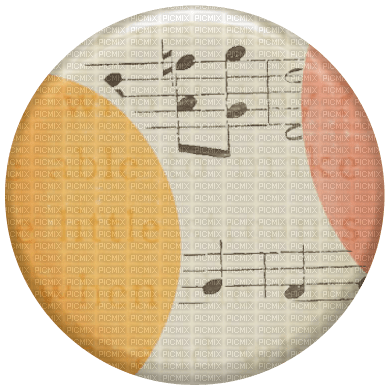 Bouton Note Musique Blanc Jaune Rose:) - 免费PNG