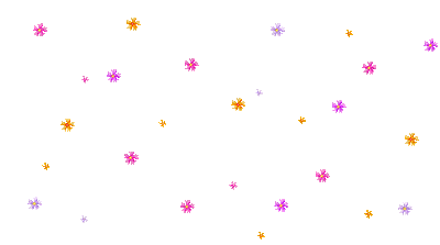 Falling Spring Flowers, Fleurs, Floral - Free animated GIF