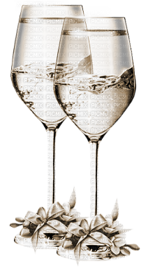 soave deco glass anniversary flowers sepia - δωρεάν png