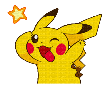 Pikachu Pokemon - Zdarma animovaný GIF