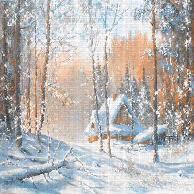 kikkapink background tree lights snow winter - 無料のアニメーション GIF