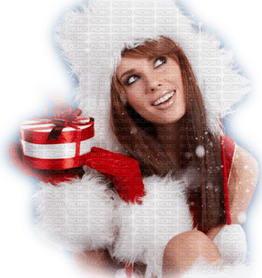 Kaz_Creations Woman Femme Winter Christmas - PNG gratuit