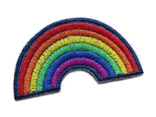 patch picture rainbow - PNG gratuit