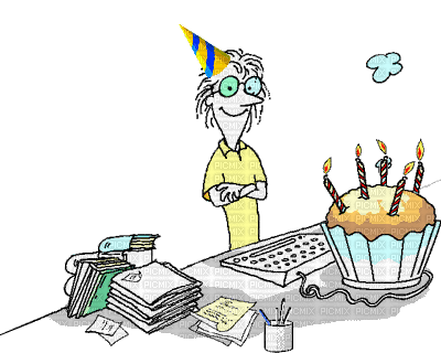 Happy Birthday - Ilmainen animoitu GIF