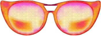 soave deco summer sunglasses orange pink - 免费PNG