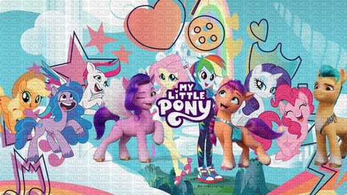 My Little Pony g4 and g5 group - 免费PNG
