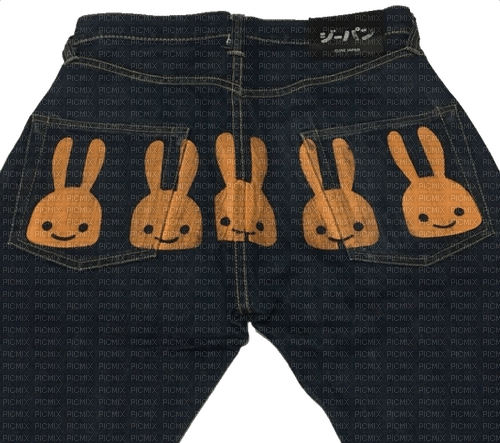 bunny jeans - безплатен png