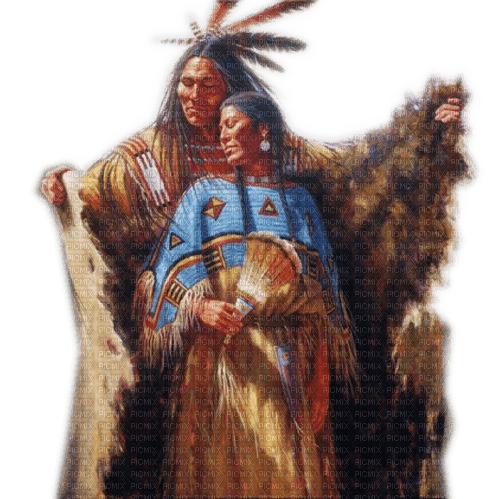 Rena Indianer Couplè Amerika - bezmaksas png