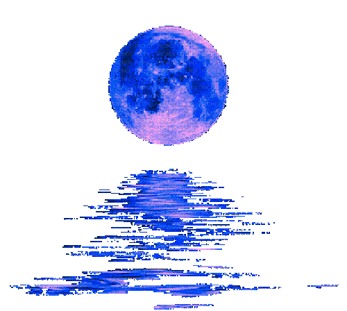 Луна - GIF animé gratuit