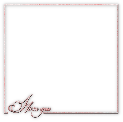 soave frame valentine  text deco love pink - Free PNG