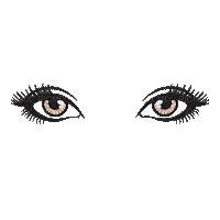 Eyes Yeux Wink - Gratis animeret GIF