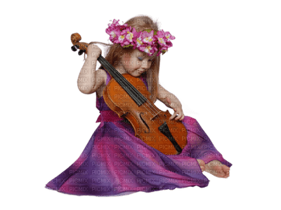 child playing violin bp - ingyenes png