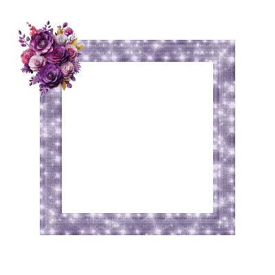 Small Lilac Frame - GIF animado gratis
