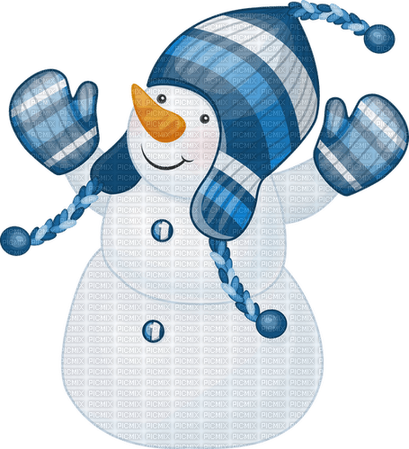 Snowman. Winter. Leila - ingyenes png