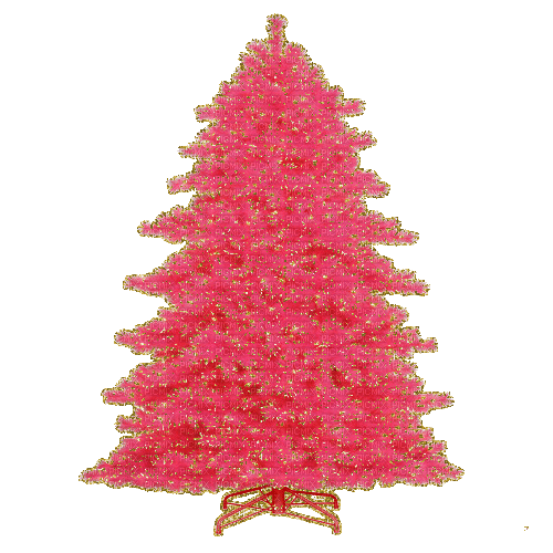 pink Christmas tree - GIF animado gratis