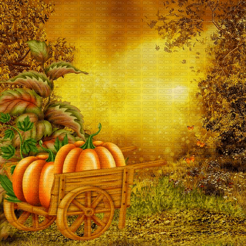 autumn background by nataliplus - 無料png