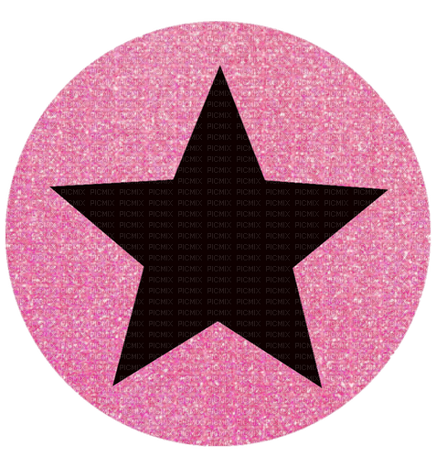 Star Glitter Pink - by StormGalaxy05 - png ฟรี