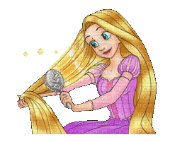 Rapunzel - Ilmainen animoitu GIF