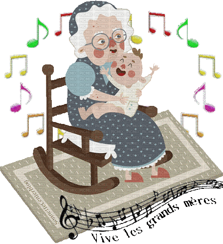 loly33 fêtes des grands mère - GIF animado gratis