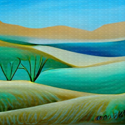 Sandy Desert Oasis - Free PNG