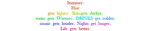 summer quotes - PNG gratuit
