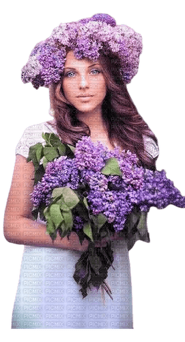 loly33 femme lilas - δωρεάν png