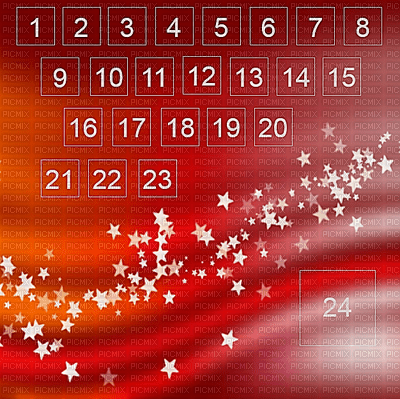 Advent Calendar / Avent Calendrier - png gratuito