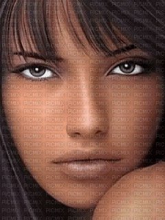 visage de femme - GIF animado grátis