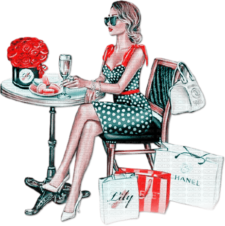 soave woman fashion paris table shopping spring - zadarmo png