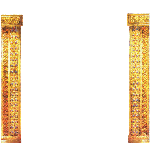 Gold pillar - GIF animado grátis