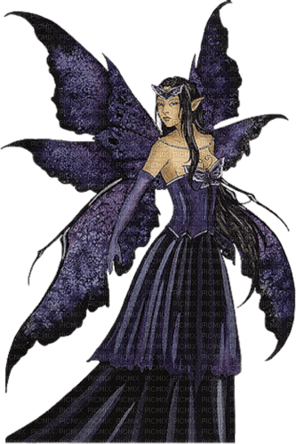 dark fairy - nemokama png