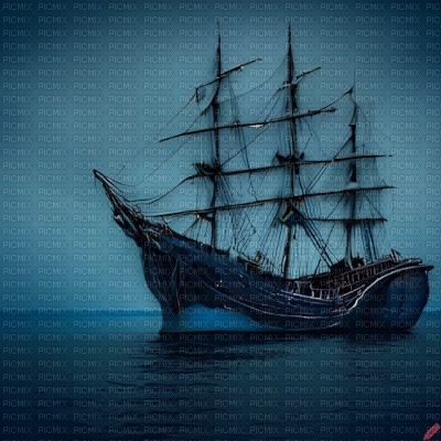Blue Sea Ship - бесплатно png