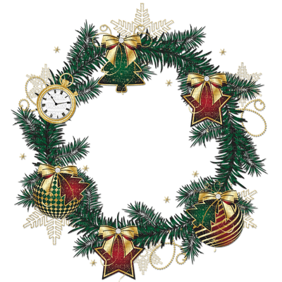 Kaz_Creations Christmas Deco Wreath - PNG gratuit