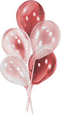 soave deco balloon birthday pink - 免费PNG