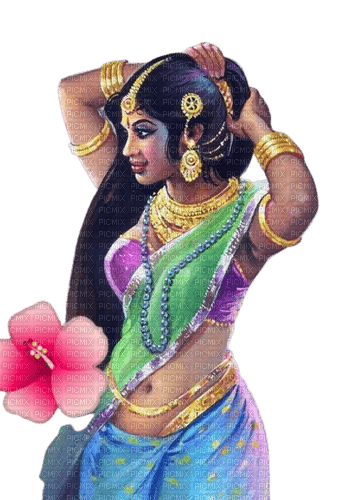 Indian woman - gratis png