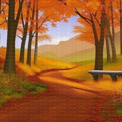 Autumn Forest Path - png gratuito
