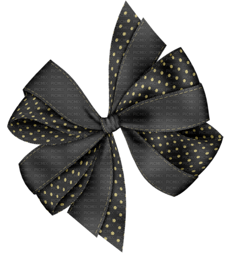 Schleife bow black schwarz - безплатен png