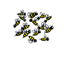 bees-heart-NitsaPap - Bezmaksas animēts GIF