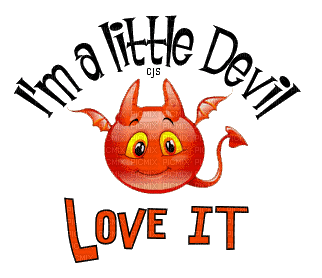am little devil - GIF animado gratis