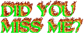 Kaz_Creations Fire Animated Text Did You Miss Me - Gratis geanimeerde GIF