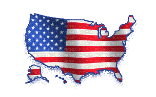 USA Flag-81815 - Gratis geanimeerde GIF