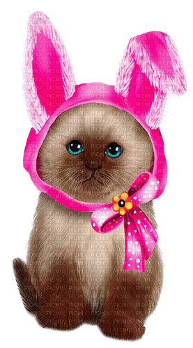 Easter Cat - png gratis