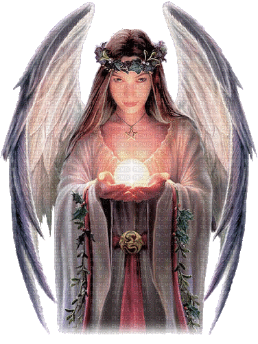 Fortune teller angel - 無料のアニメーション GIF