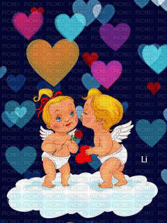 ангелочки - Ingyenes animált GIF