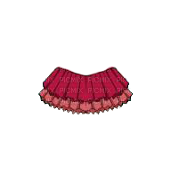 Pink and Red Skirt - nemokama png
