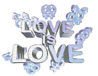 Kaz_Creations Animated Text Love Is Love - Ingyenes animált GIF