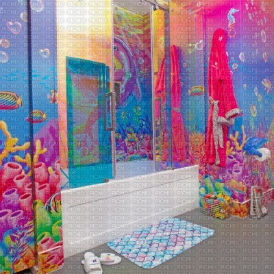 Rainbow Bathroom - png grátis