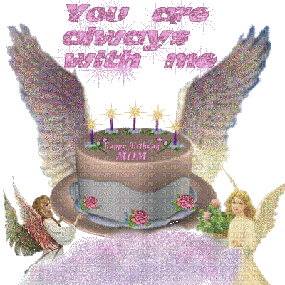 Angel Mom Cake - Gratis geanimeerde GIF