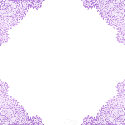 Frame-lace-purple - 免费PNG