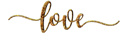 sm3 gold love text image png words - png grátis